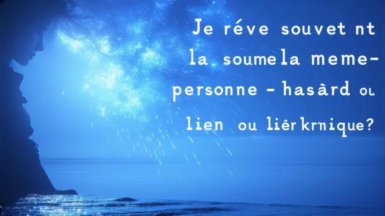 Je rêve souvent de la même personne : hasard ou lien karmique ?