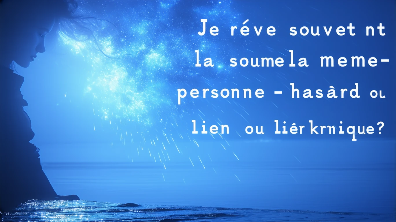 Je rêve souvent de la même personne : hasard ou lien karmique ?
