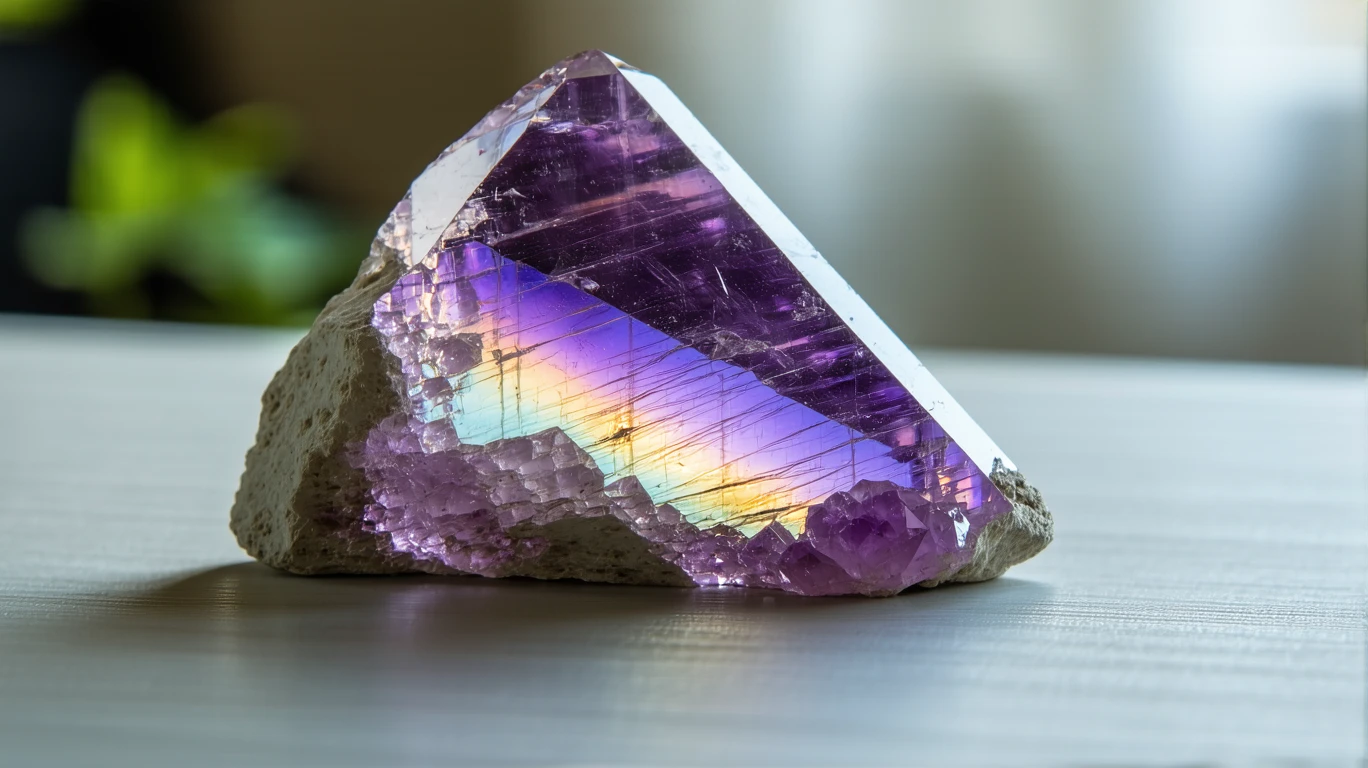 Améliorer la concentration avec la fluorite arc-en-ciel
