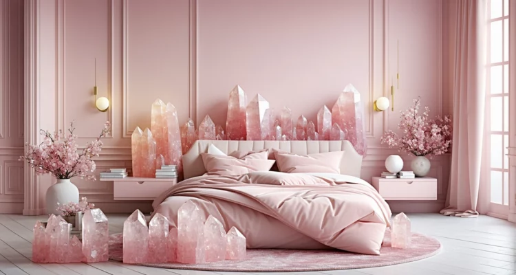 Le quartz rose en déco : amour et douceur chez vous