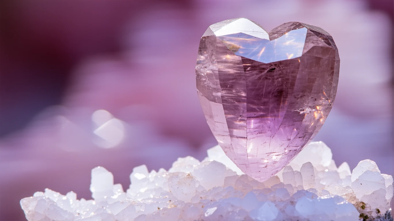 Pierre de kunzite : cultiver l’amour inconditionnel