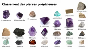 Classement des pierres précieuses selon leur prix