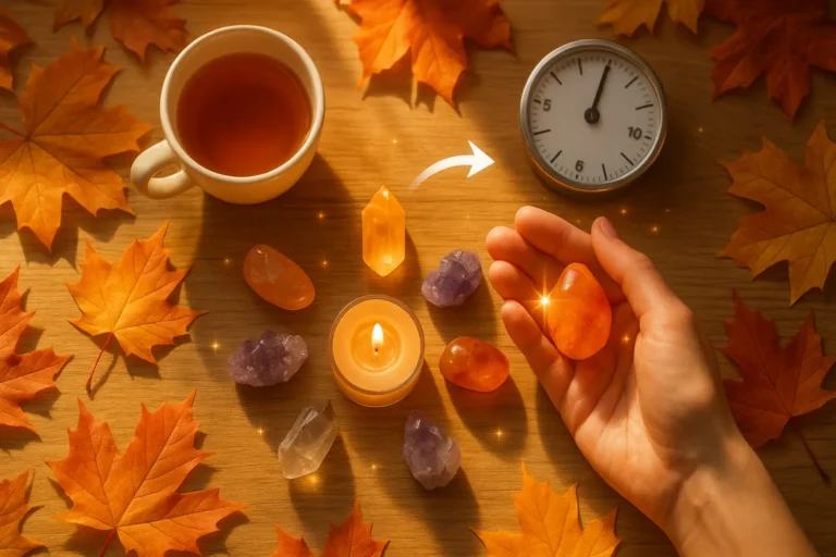 Cocooning d’automne : 7 cristaux contre la fatigue saisonnière