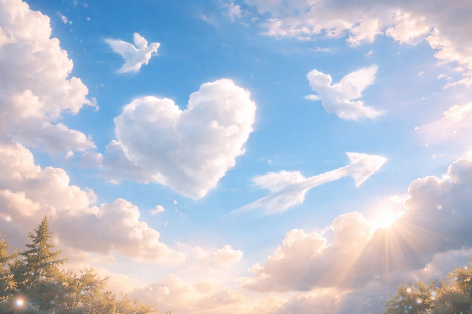 Quelles significations pour la forme des nuages ? Quand le ciel devient un message (cœur, flèche, animaux…)